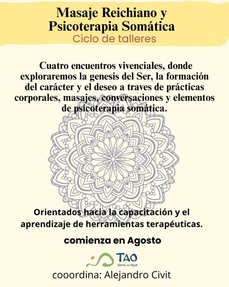 Masaje Reichiana y Psicoterapia Somática